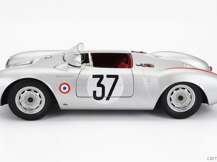 Porsche 550 RS Spider 1.5L Team Porsche KG N°37 24h Le Mans 1955 H.Polensky - R.Von Frankenberg 1:12 KK Scale strieborná