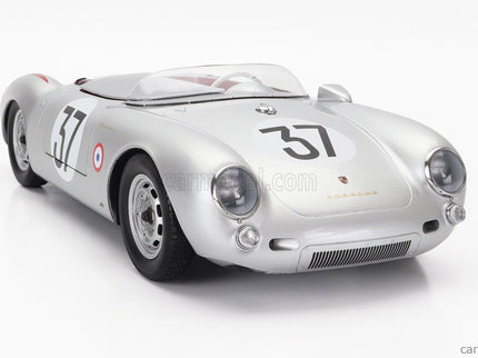 Porsche 550 RS Spider 1.5L Team Porsche KG N°37 24h Le Mans 1955 H.Polensky - R.Von Frankenberg 1:12 KK Scale strieborná