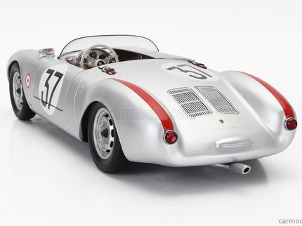Porsche 550 RS Spider 1.5L Team Porsche KG N°37 24h Le Mans 1955 H.Polensky - R.Von Frankenberg 1:12 KK Scale strieborná