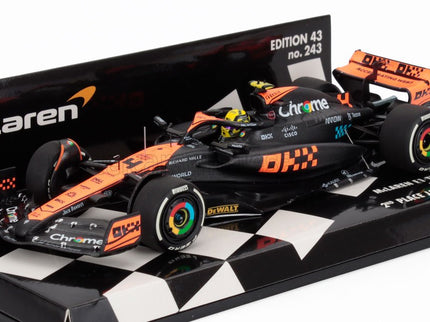 McLAREN | F1  MCL60 TEAM McLAREN N 4 2nd JAPAN GP 2023 LANDO NORRIS | WHITE ORANGE BLACK