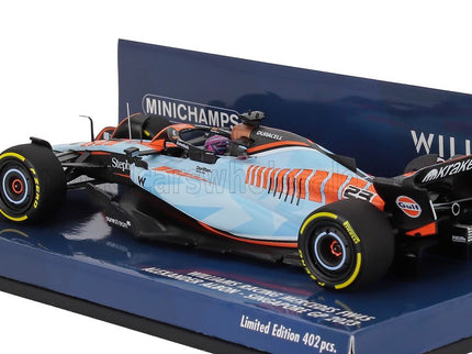WILLIAMS | F1  FW45 TEAM WILLIAMS RACING GULF N 23 SINGAPORE GP 2023 ALEXANDER ALBON | LIGHT BLUE