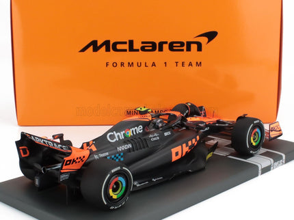 McLAREN | F1  MCL60 TEAM McLAREN N 4 2nd SINGAPORE GP 2023 LANDO NORRIS | ORANGE BLUE BLACK