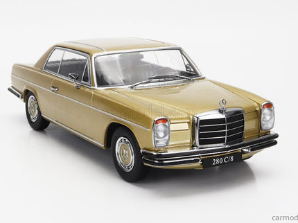 Mercedes Benz 280C/8 (W114) Coupe 1969 1:18 KK Scale zlatá metalická