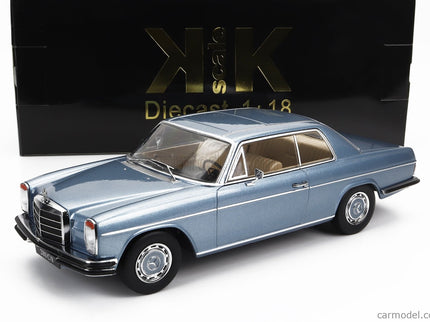 Mercedes Benz 280C/8 (W114) Coupe 1969 1:18 KK Scale svetlomodrá metalická