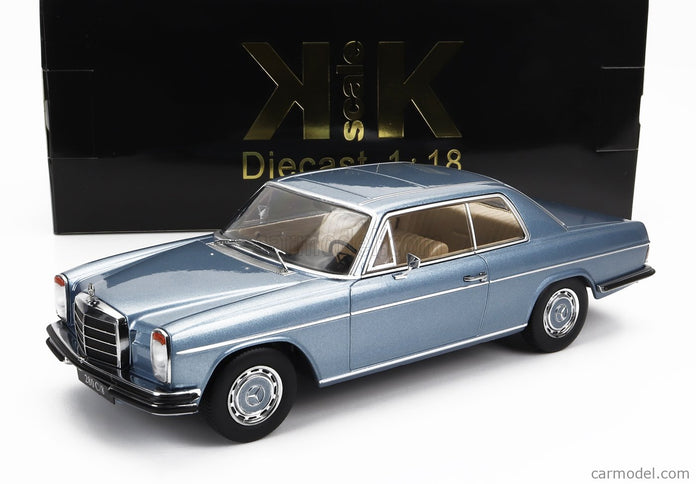 Mercedes Benz 280C/8 (W114) Coupe 1969 1:18 KK Scale svetlomodrá metalická