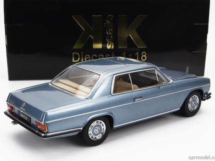 Mercedes Benz 280C/8 (W114) Coupe 1969 1:18 KK Scale svetlomodrá metalická