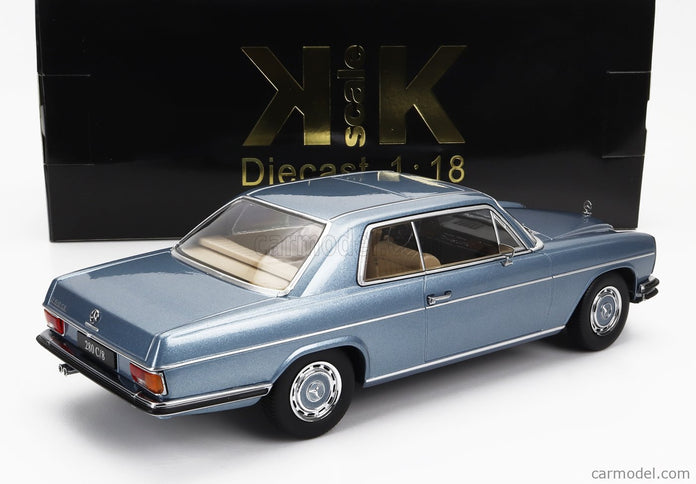 Mercedes Benz 280C/8 (W114) Coupe 1969 1:18 KK Scale svetlomodrá metalická
