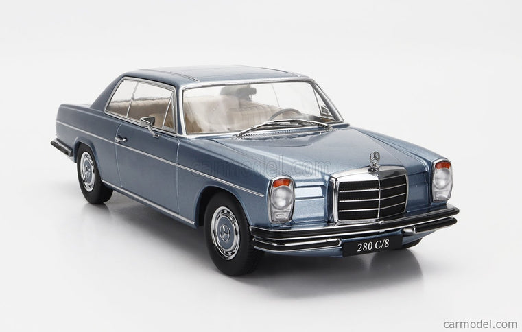 Mercedes Benz 280C/8 (W114) Coupe 1969 1:18 KK Scale svetlomodrá metalická