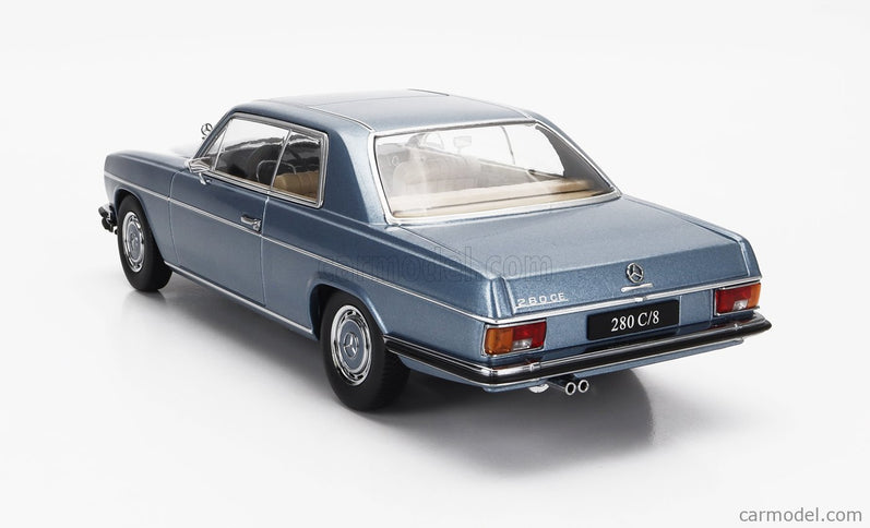 Mercedes Benz 280C/8 (W114) Coupe 1969 1:18 KK Scale svetlomodrá metalická