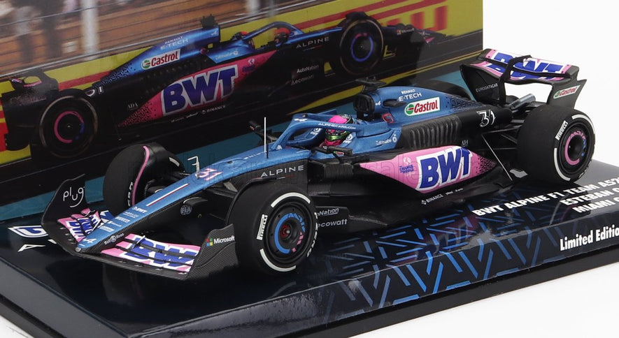 ALPINE | F1  A523 TEAM BWT ALPINE N 31 9th MIAMI GP 2023 ESTEBAN OCON | BLUE BLACK PINK