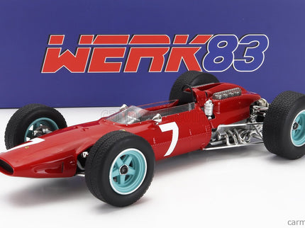 Ferrari F1 158 Team Scuderia Ferrari N°7 Majster Sveta Víťaz Germany GP 1964 John Surtees 1:18 Werk83 červená