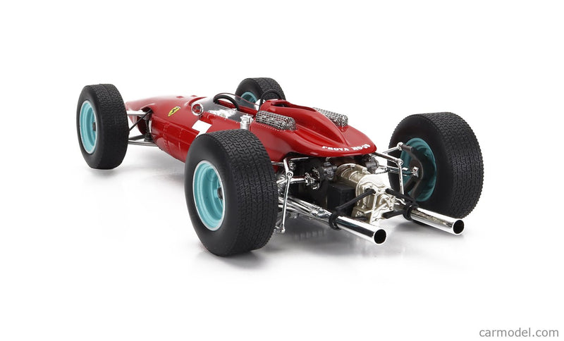 Ferrari F1 158 Team Scuderia Ferrari N°7 Majster Sveta Víťaz Germany GP 1964 John Surtees 1:18 Werk83 červená