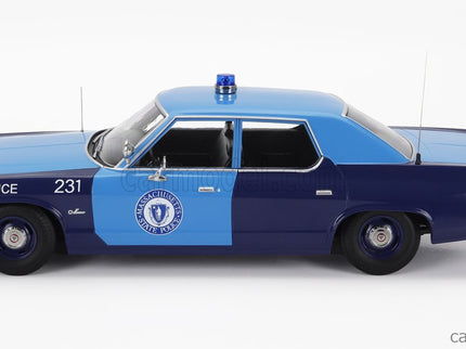 Dodge Monaco Massachusetts State Police 1974 1:18 KK Scale 2 Tone modrá