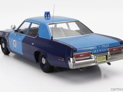 Dodge Monaco Massachusetts State Police 1974 1:18 KK Scale 2 Tone modrá