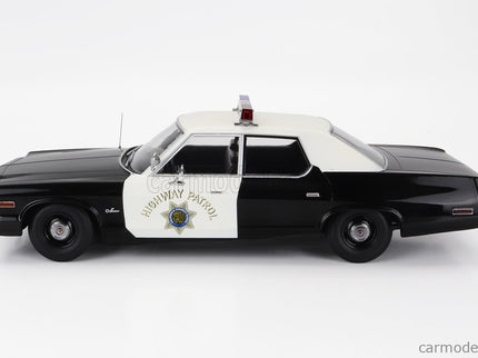 Dodge Monaco California Highway Patrol Police 1974 1:18 KK Scale čierna biela