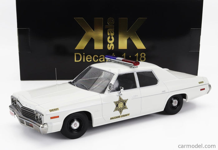 Dodge Monaco Hazzard County Police 1974 - Look-A-Like 1:18 KK Scale biela