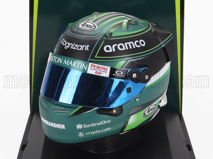 BELL HELMET | F1  CASCO HELMET ASTON MARTIN AMR23 TEAM ARAMCO COGNIZANT N 0 F1 TEST 2023 JESSICA HAWKINS | GREEN
