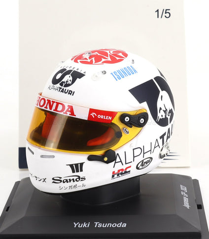 ARAI HELMET | F1  CASCO HELMET AT04 TEAM ALPHA TAURI N 22 JAPAN GP 2023 YUKI TSUNODA | WHITE