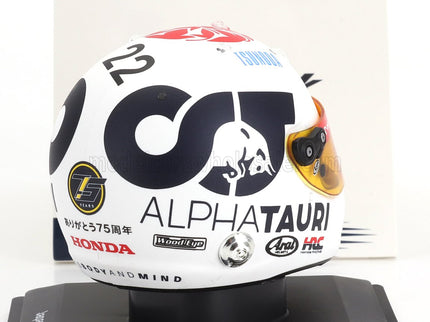 ARAI HELMET | F1  CASCO HELMET AT04 TEAM ALPHA TAURI N 22 JAPAN GP 2023 YUKI TSUNODA | WHITE