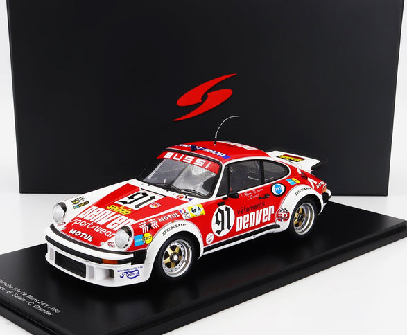 PORSCHE | 911 934 3.0L F6 TURBO TEAM ASA CACHIA N 91 24h LE MANS 1980 C.BUSSI - B.SALAM - C.GRANDET | RED WHITE