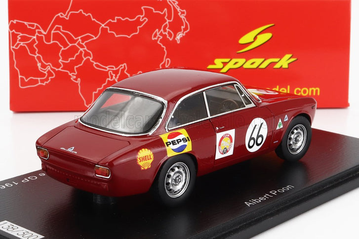 ALFA ROMEO | GIULIA GTA TEAM HONG KONG N 66 SINGAPORE GP 1967 ALBERT POON | RED