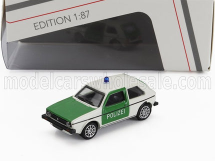 VOLKSWAGEN | GOLF MKI POLIZEI 1974 | GREEN WHITE