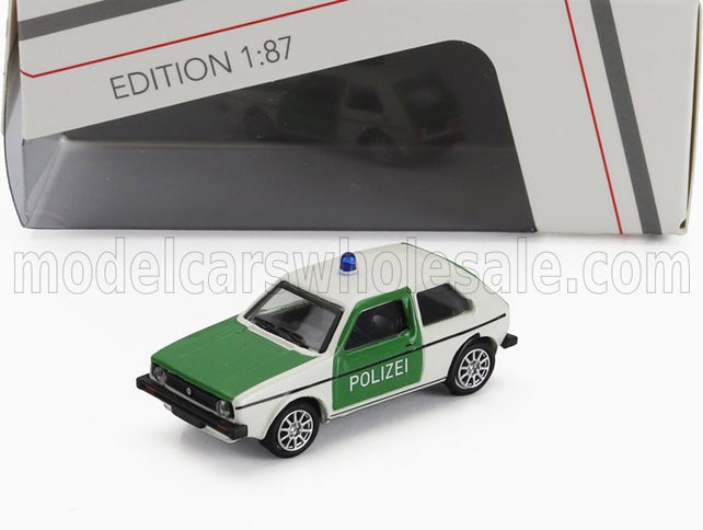 VOLKSWAGEN | GOLF MKI POLIZEI 1974 | GREEN WHITE