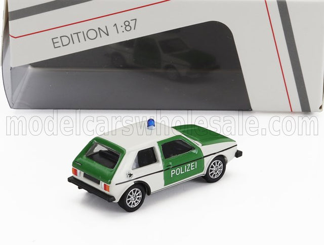 VOLKSWAGEN | GOLF MKI POLIZEI 1974 | GREEN WHITE