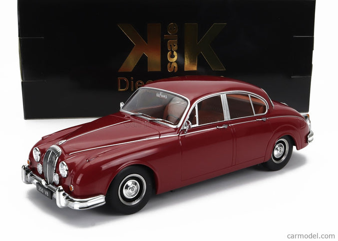Daimler 250 V6 LHD 1962 - Brown Interior 1:18 KK Scale červená