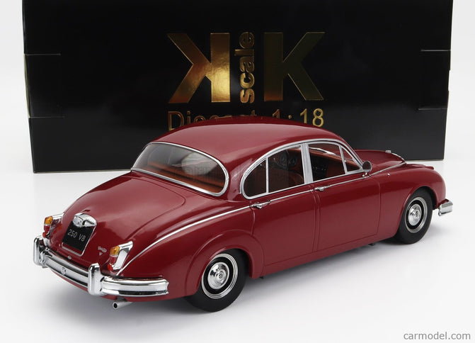 Daimler 250 V6 LHD 1962 - Brown Interior 1:18 KK Scale červená