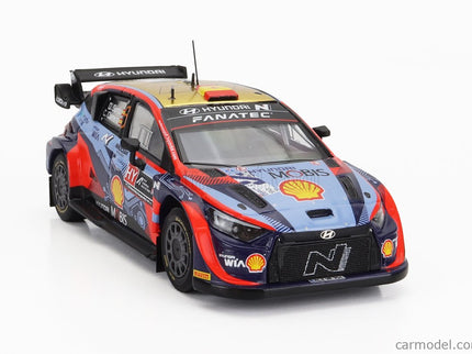 Hyundai i20 Coupe WRC Mobis N°6 3. Miesto Rally Acropolis 2022 D.Sordo - C.Carrera 1:43 IXO Models 2 Tone modrá červená
