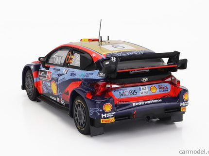 Hyundai i20 Coupe WRC Mobis N°6 3. Miesto Rally Acropolis 2022 D.Sordo - C.Carrera 1:43 IXO Models 2 Tone modrá červená