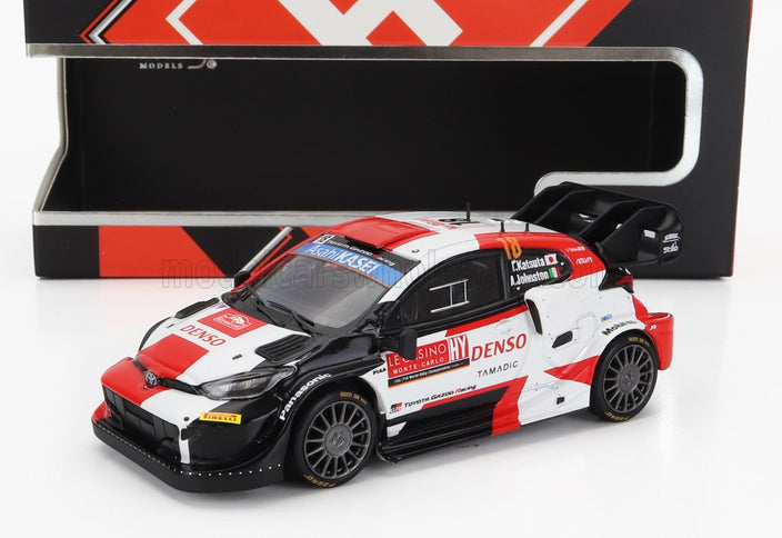 TOYOTA | YARIS GR RALLY1 TEAM TOYOTA GAZOO RACING WRT N 18 8th RALLY MONTECARLO 2022 T.KATSUTA - A.JOHNSTON | WHITE RED BLACK
