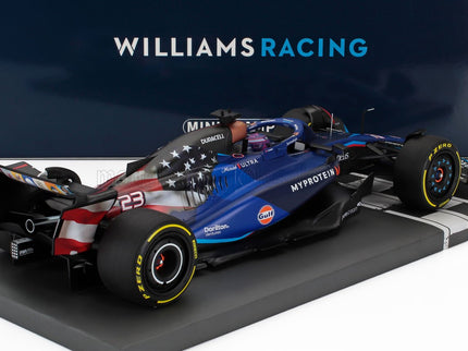 WILLIAMS | F1  FW45 TEAM WILLIAMS RACING GULF N 23 AUSTIN USA GP 2023 ALEXANDER ALBON | BLUE BLACK