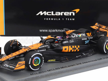 McLAREN | F1  MCL60 TEAM McLAREN N 81 3rd JAPAN GP 2023 OSCAR PIASTRI | ORANGE BLUE BLACK