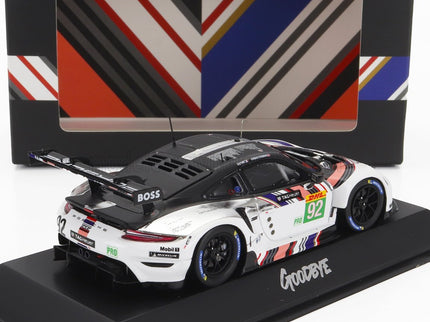 PORSCHE | 911 RSR-19 GOODBYE TEAM PORSCHE GT N 92 LAST RACE WEC 8h BAHRAIN 2022 KEVIN ESTRE - MICHAEL CHRISTENSEN | WHITE BLACK