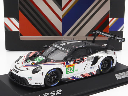 PORSCHE | 911 RSR-19 GOODBYE TEAM PORSCHE GT N 92 LAST RACE WEC 8h BAHRAIN 2022 KEVIN ESTRE - MICHAEL CHRISTENSEN | WHITE BLACK