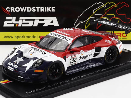 PORSCHE | 911 992 GT3 R TEAM GMG RACING N 132 24h SPA 2023 K.WADHINGTON - J.SOFRONAS - P.LONG - J.BLEEKEMOLEN | RED WHITE BLUE