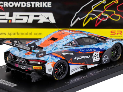 McLAREN | 720S GT3 EVO TEAM GARAGE59 N 159 24h SPA 2023 M.KIRCHHOFER - B.GOETHE - N.KJAERGAARD | LIGHT BLUE ORANGE