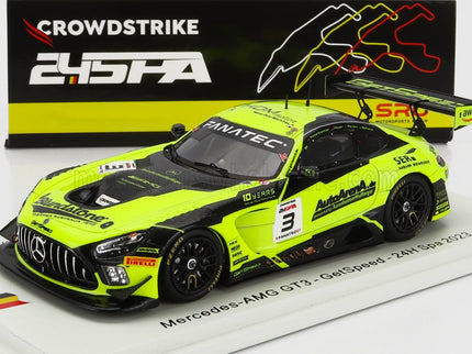 MERCEDES BENZ | AMG GT3 TEAM GETSPEED N 3 24h SPA 2023 F.SCHOLZE - K.HEYER - P.ASSENHEIMER - A.PERONI | YELLOW BLACK