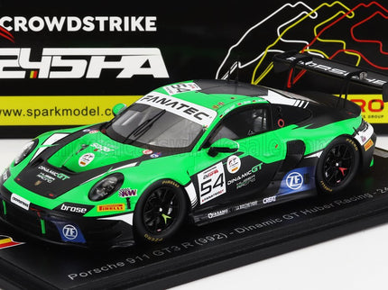 PORSCHE | 911 992 GT3 R TEAM HUBER RACING N 54 24h SPA 2023 A.GUVEN - S.MULLER - C.ENGELHART | GREEN BLACK