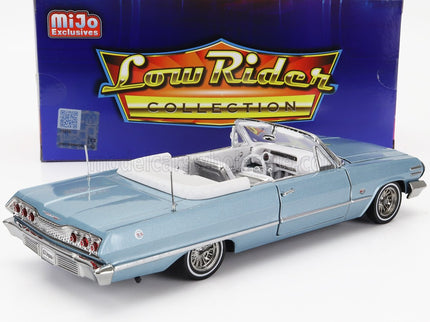 CHEVROLET | IMPALA CABRIOLET OPEN LOW RIDER 1963 | LIGHT BLUE MET