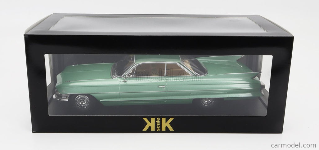 Cadillac Series 62 Coupe Deville 1961 1:18 KK Scale svetlozelená metalická