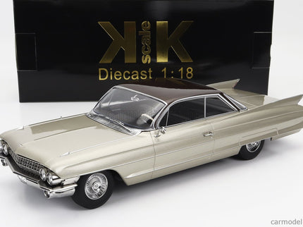 Cadillac Series 62 Coupe Deville 1961 1:18 KK Scale béžová hnedá