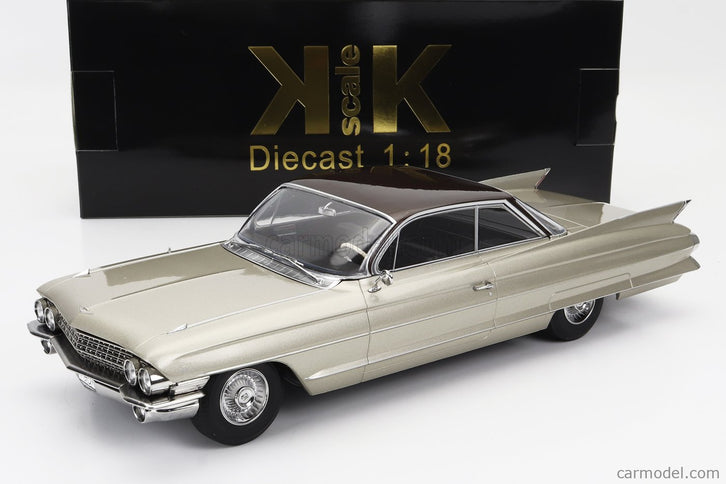 Cadillac Series 62 Coupe Deville 1961 1:18 KK Scale béžová hnedá