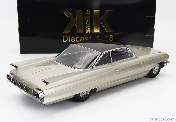 Cadillac Series 62 Coupe Deville 1961 1:18 KK Scale béžová hnedá