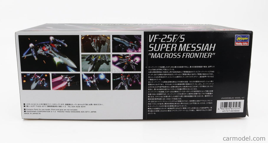 Tv Series VF-25F/S Super Messiah Robot Advance Variable Fighter Airplane Macross Frontier 1:72 Hasegawa /