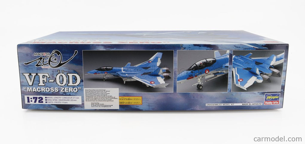 Tv Series VF-0D Variable Fighter Airplane Macross Zero 1:72 Hasegawa /