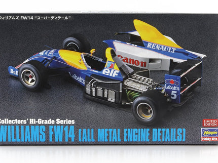 WILLIAMS | F1 FW14B RENAULT N 5 WORLD CHAMPION SEASON 1992 NIGEL MANSELL - ALL METAL ENGINE DATAILS | /