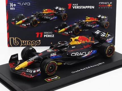 RED BULL | F1  RB19 TEAM ORACLE RED BULL RACING N 1 WORLD CHAMPION WINNER AUSTIN USA GP 2023 MAX VERSTAPPEN - WITH PILOT AND SHOWCASE | MATT BLUE